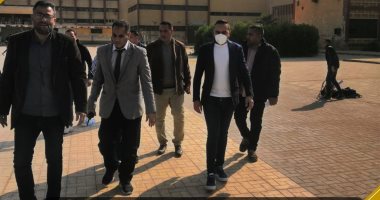 محمد تيسير مطر يتابع أعمال تطوير بالمدرسة المعمارية أول مدرسه للتعليم الفنى