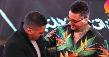 موقف طريف بين أحمد الفيشاوي وآسر ياسين في مهرجان القاهرة السينمائي