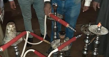 ضبط مقهى مخالف لتقديمه الشيشة ومصادرة المضبوطات باسنا جنوب الأقصر