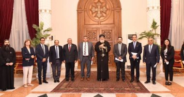 البابا تواضروس يبحث مع وفد طبى تفاصيل مشروع "كيمى" الخاص بالكنيسة