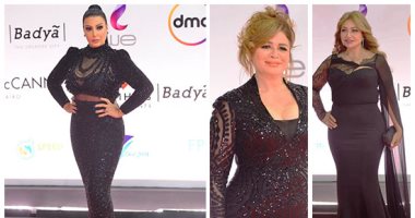 الأسود شعار نجمات مهرجان القاهرة.. أبرزهن ليلى علوى وإلهام شاهين وسمية الخشاب