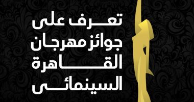 تعرف على جوائز مهرجان القاهرة السينمائى.. إنفوجراف