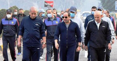 الرئيس السيسى يتفقد الكلية الحربية فجرا ويشيد بقدرات الطلاب.. أخبار مصر