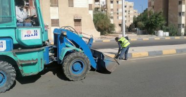 حملات يومية للقضاء على التعديات والإشغالات فى أحياء سفاجا بالبحر الأحمر