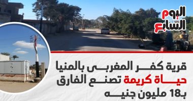 حياة كريمة تغير وجه قرية كفر المغربى فى المنيا بـ18 مليون جنيه.. إنفوجراف