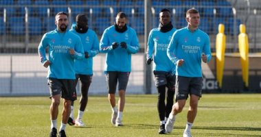 ريال مدريد يستعد لمواجهة أتلتيك بلباو فى الدورى الإسبانى 