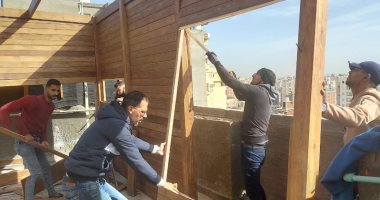 وحدة الإزالة الفورية بالإسكندرية توقف أعمال بناء مخالف وتتحفظ على مواد البناء 