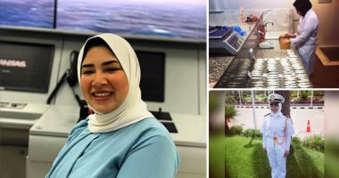 جميلة على ظهر الميه.. ميادة أول ضابط مناوب تحصل على رخصة بحرية بسفن الصيد فى مصر.. وتؤكد: أنا فى المجال أبا عن جد ولم أيأس فى تحقيق حلمى.. المرأة المصرية قادرة على تحقيق المعجزات.. وهذه وظيفتى على السفينة.. صور