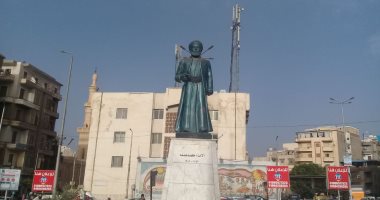 محافظة البحيرة: تمثال محمد عبده لم يختفى من ميدان المحطة