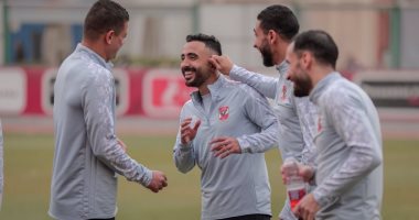 تدريبات الأهلي ترفع شعار "لعب وهزار وبينج بونج" بعد أول ثلاثة نقاط بالدورى.. صور