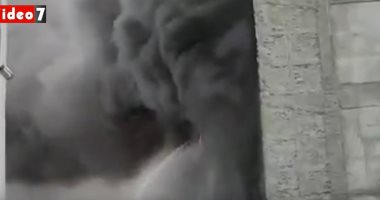 تفاصيل حريق ميناء الإسكندرية فى تغطية خاصة على تليفزيون اليوم السابع