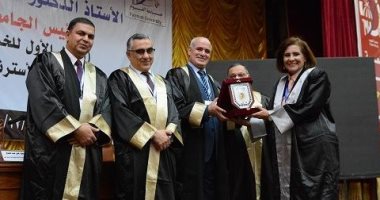 جامعة الفيوم تنظم الحفل الأول لخريجى معهد البحوث والدراسات الاستراتيجية لدول حوض النيل