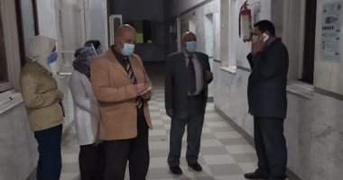 وكيل صحة المنوفية يتفقد مستشفيات صدر وحميات منوف وسرس الليان 