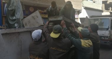 صور.. مرافق الاقصر تحرر 116 محضر ومخالفة متنوعة فى حملة بشوارع المدينة