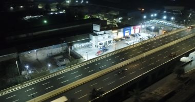 التشغيل التجريبى لكوبرى قلما على طريق القاهرة ـ الإسكندرية الزراعى.. صور