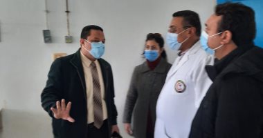 وكيل صحة المنوفية يتفقد مستشفيات تلا وسرس وبركة السبع للتأكد من توافر الأكسجين