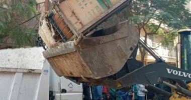 إزالة 623 حالة إشغال متنوعة من شوارع مدينة ببا فى بنى سويف 