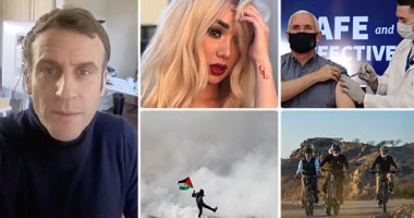 صور العالم هذا المساء.. نائب ترامب وزوجته يتلقيان لقاح كورونا.. إصابة عشرات الفلسطينيين بالاختناق بقمع الاحتلال مسيرة ضد الاستيطان.. ماكرون يطمئن شعب فرنسا على وضعه الصحي.. محمد بن راشد في جولة سياحية بالإمارات