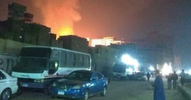 تشكيل لجنة لبيان خسائر حريق مصنع كرتون بعزبة الصعايدة فى شبرا الخيمة