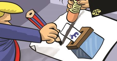 ترامب وفيس بوك فى نزاع مستمر فى كاريكاتير إماراتى