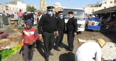 شرطة المرافق تحرر 178 محضرا ومخالفة فى حملات بشوارع مدينة الأقصر.. صور