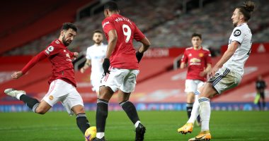 مانشستر يونايتد يصعق ليدز برباعية فى الشوط الأول بالدوري الإنجليزي.. فيديو