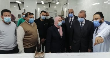 محافظ القليوبية يتفقد مستشفى النيل بشبرا الخيمة وعلاج مصابى كورونا.. صور