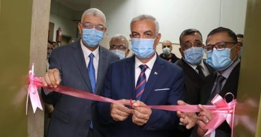 رئيس جامعة المنوفية يفتتح أحدث وحدة أشعة مقطعية متعددة المقاطع .. صور