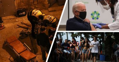 صور العالم هذا الصباح.. استشهاد فلسطينى برصاص الاحتلال قرب باب حِطة في القدس.. بايدن يتلقى لقاح كوفيد على الهواء ويناشد الأمريكيين بارتداء الكمامات.. البرازيليون يتجاهلون كورونا في البلاد ويتزاحمون على الشواطئ 