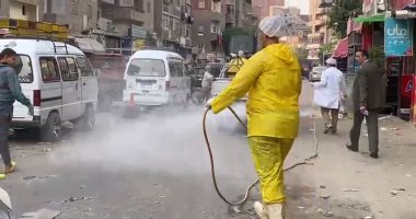 محافظة الجيزة تعقم 5609 شوارع ومؤسسات حكومية خلال شهر لمجابهة كورونا