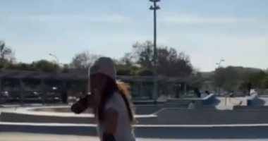  شاكيرا تقضى أوقات فراغها فى "التزحلق".. فيديو وصور
