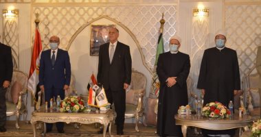 رئيس هيئة قضايا الدولة يكرم وزير الأوقاف المصرى ونظيره السودانى.. صور
