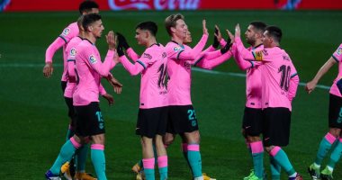 برشلونة يتفوق على بلد الوليد بثنائية فى الشوط الأول بالدوري الإسباني.. فيديو