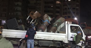 محافظة الجيزة ترفع 6850 حالة إشغال للمطاعم والمقاهى والمحال