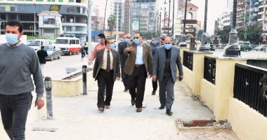 محافظ الشرقية يتفقد أعمال تنفيذ المرحلة الثالثة للممشى السياحى بالزقازيق.. صور