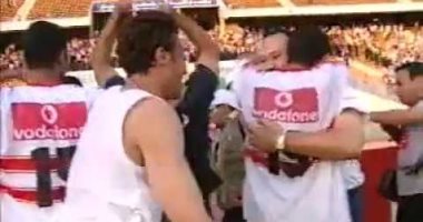 كواليس غرفة الملابس.. أمنية حازم إمام وحديث مع الغندور يسجلان لحظات فوز الزمالك بالدورى