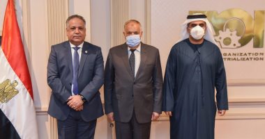 رئيس العربية للتصنيع يتابع مجالات التعاون مع جمعية رجال الأعمال المصريين الأفارقة