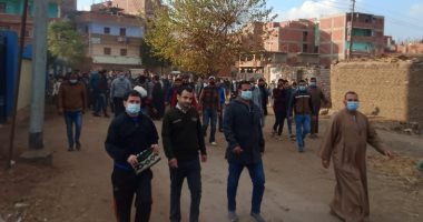 وصول جثمان المستشار لاشين إبراهيم لمسقط رأسه بقرية ميت عاصم ببنها.. فيديو