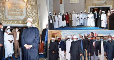 وزير الأوقاف ونظيره السودانى ومحافظ مطروح يفتتحون مسجد أولاد دغيم.. نصر الدين مفرح يشيد بمدينة العلمين: "مصر تقدمت لأنها نظرت للمستقبل".. ومختار جمعة: نفخر بما تم على أرض مصر فى عهد الرئيس السيسي.. صور