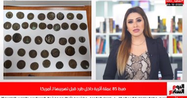 لحظة ضبط 85 عملة أثرية بمطار القاهرة قبل تهريبها لأمريكا.. فيديو