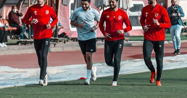 مران الأهلى على ملعب التتش استعدادا لمواجهة الاتحاد السكندرى.. صور