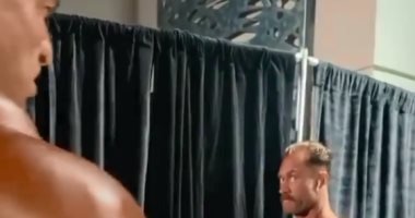 حساب مستر أولمبيا يواصل الاحتفاء ببيج رامى بإبراز ذهول المنافسين من فورمته