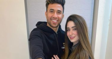 تريزيجيه يحتفل بعيد زواجه الثانى برسالة لزوجته "روان": ربنا يخليكى ليا.. صور