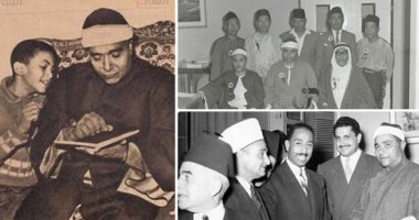 "مقرئ" الملوك والرؤساء.. 42 عاما على رحيل الشيخ مصطفى إسماعيل.. الملك فاروق عينه قارئا للقصر.. حصل على وسام الاستحقاق من "عبد الناصر".. أم كلثوم قالت له: "بنبسط لما اسمعك".. و"السادات" كان يقلد صوته.. صور