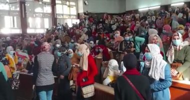إحالة أعضاء هيئة تدريس ومسئولين بجامعة طنطا للتحقيق لتكدس الطلاب بالمدرجات