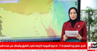 الجو عامل إيه النهاردة؟ .. اعرف حالة الطقس من تليفزيون اليوم السابع