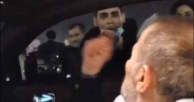 جورج وسوف يحيى جمهوره بعد حفل بأحد فنادق دبى.. فيديو وصور