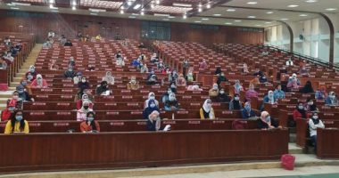 تطبيق الإجراءات الاحترازية والوقائية بجامعة المنصورة وحضور 25% من الطلاب