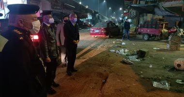محافظ القليوبية يقود حملة لرفع الإشغالات وتحرير 25 محضرا للمحال والكافتيريات المخالفة