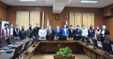 رئيس جامعة بنى سويف يوجه بتدريب رؤساء اتحاد الطلاب على مهارات القيادة